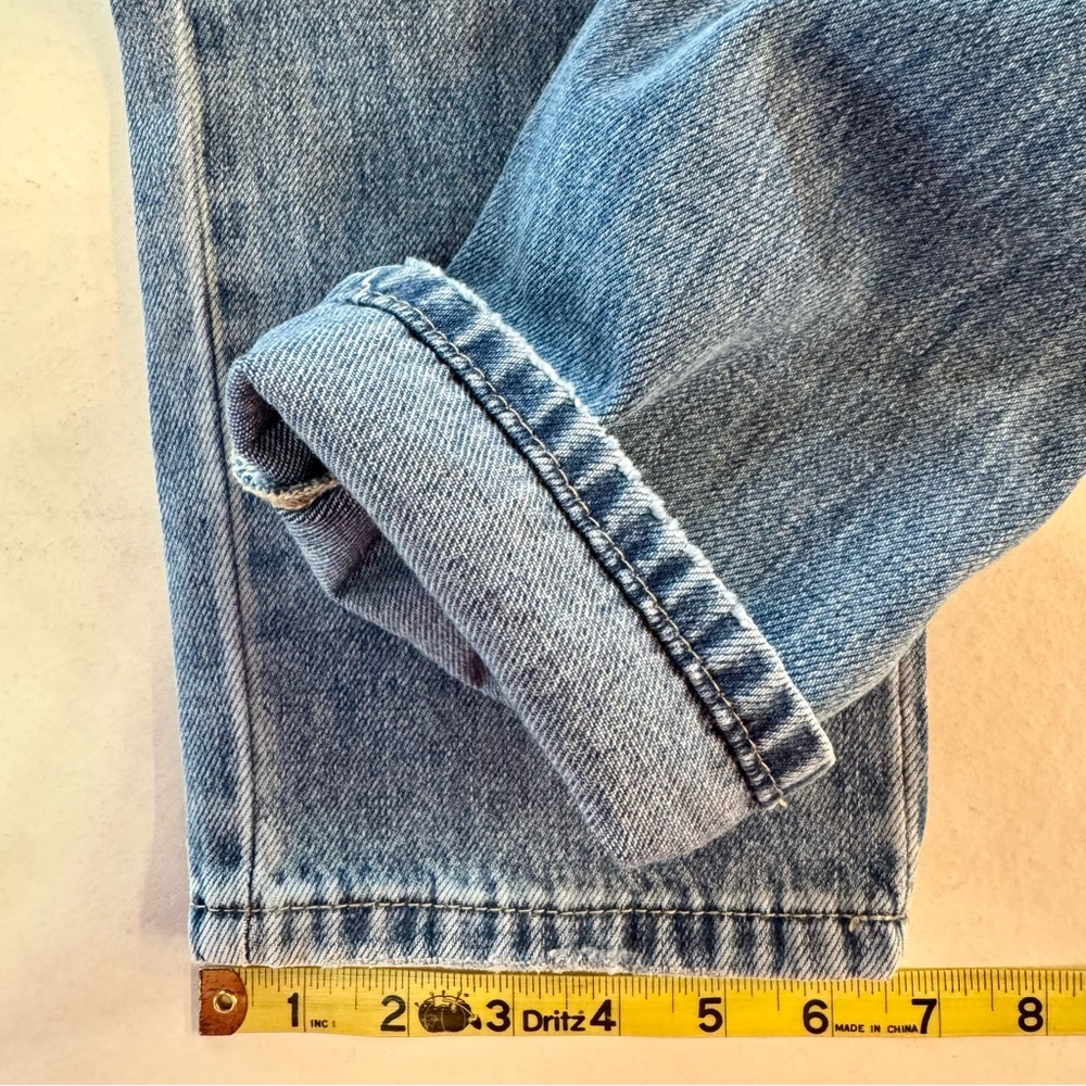 NWT PETRA153 High-Rise Paper-Bag Retro Jeans 100% Cotton (9/28) - Picture 12 of 16